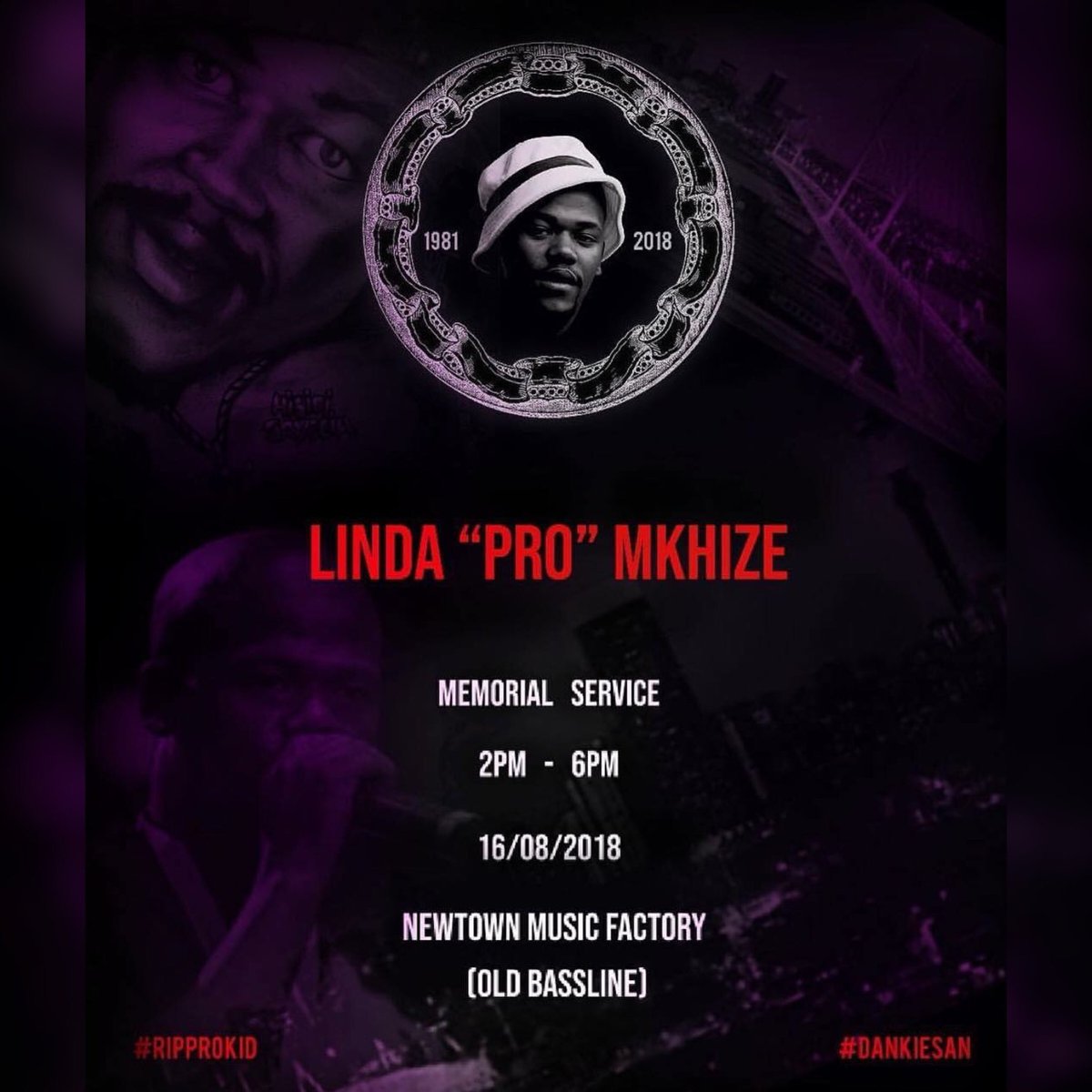 NtsikaMusic's tweet photo. An absurdly beautiful life worthy of being celebrated✊🏿...
#LegendsDontDie
#CelebratingPRO
#SafePassageToHeaven🙌🏿
#DankieSan👊🏿
#1SowetoBoy https://t.co/v1TY12rd70