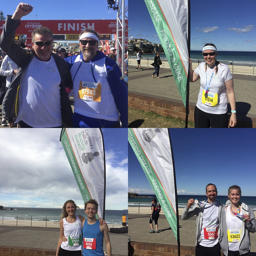 CentenaryInst's tweet photo. Take a look at our wrap from the spectacular #City2Surf. We are SO CLOSE to reaching our fundraising goal of $10k - there's still time to help us reach our target! https://t.co/iiaozbdK1I #teamcentenary #fundraising https://t.co/gZElw00zER