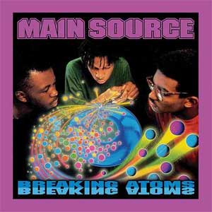 TodayzAlbum's tweet image. No.709 The 1991 #MainSource album Breaking Atoms is seen as one of the prominent LPs from hip-hop’s ‘golden age.’ Smart lines, smart samples and smart production. The track Live at the Barbeque gave a debut to the rapper Nas. Very influential!