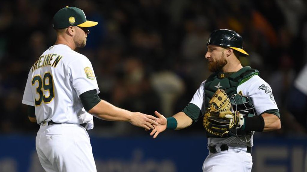 Athletics's tweet photo. 50-0 when leading after seven innings. 

#RootedInOakland https://t.co/2veT7Zky00