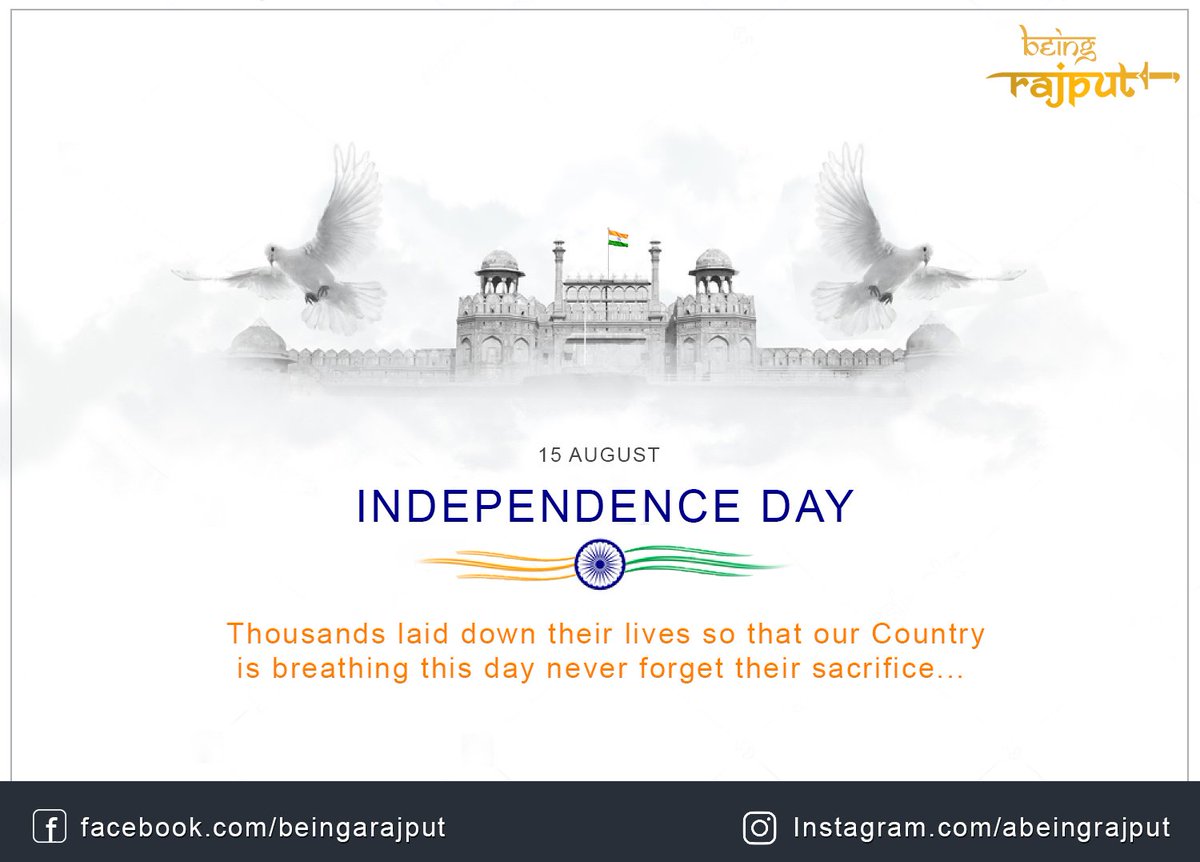 abeingrajput's tweet photo. 🇮🇳🇮🇳🇮🇳 HAPPY INDEPENDENCE DAY 🇮🇳🇮🇳🇮🇳️

https://t.co/5WZFNSG4Yk https://t.co/iIX6XGx2hH