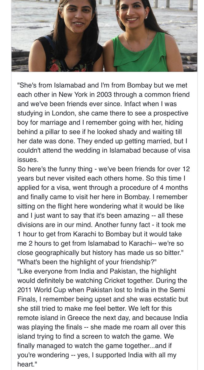 NJLahori's tweet photo. These best friends from India and Pakistan are pure love 💕 What a beautiful story. Azaadi Mubarak to both of them and my entire Pak-Indian twitter family! 🇮🇳🇵🇰💕🤗😍 https://t.co/pnKCONmGzz