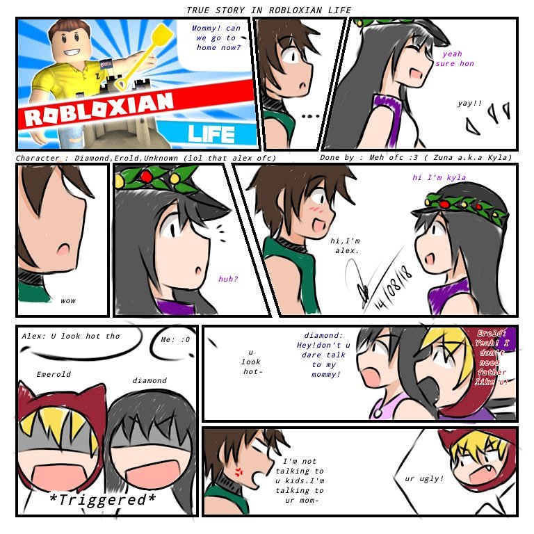 CrystalxxXxdark's tweet image. Yep,this is what happen to me in Robloxian Life  -3- #roblox #robloxmeme #roblox4life