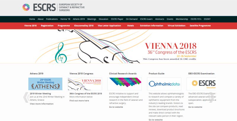 Welcome to our booth: Hall C, booth C320 at ESCRS 2018.