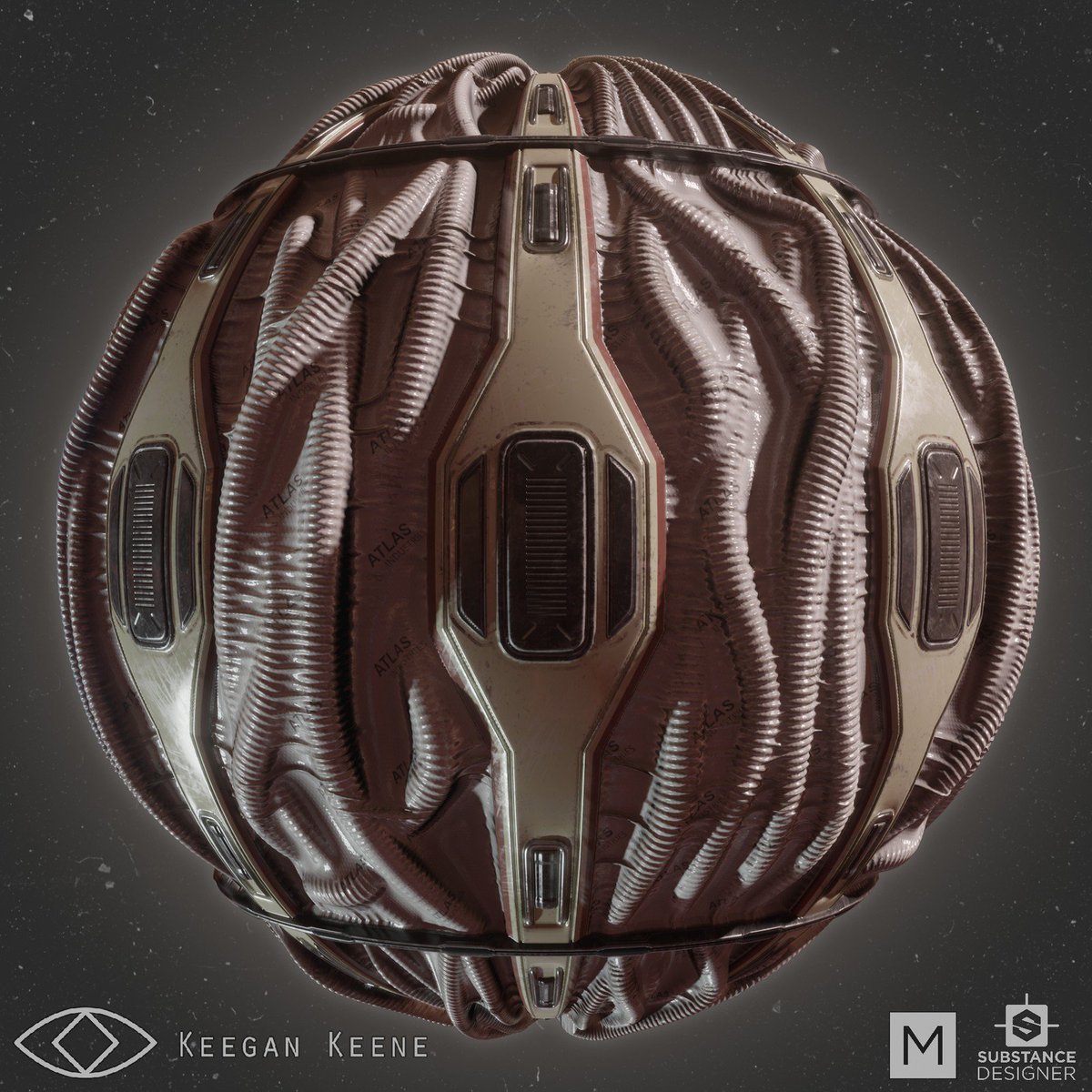 Keegan_Keene's tweet photo. @Allegorithmic @polycount new #substance #material using marvelous and #substance_designer https://t.co/mXxZPHfR1M https://t.co/U2d1dkfO6J