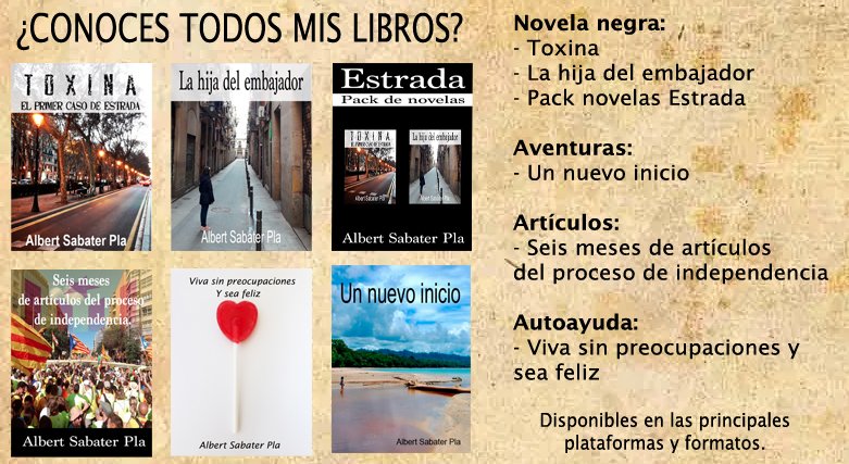 Sabaterpla's tweet photo. Este #verano, sumérgete en mis libros.
Entra en https://t.co/4KEYOHEij5 y hazte con el tuyo.
#kobo #xinxii #GooglePlay #autoayuda #NovelaNegra #novela #leer #Queleer #RecomiendoLeer #libros #indiebooks #kindlebook #thriller #CrimeFiction #Horror https://t.co/mNHd4OniwH