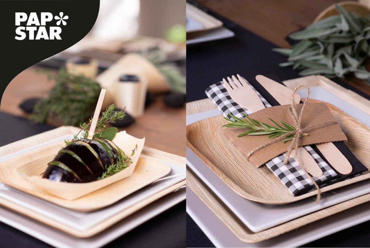 GreenBrandsDE's tweet image. Nachhaltiges Einweggeschirr - dafür steht unsere jüngste #GreenBrand #PAPSTAR. Teller, Becher, Besteck &amp;amp; Co. bestehen aus Palmblättern, Bambus, Zuckerrohr oder Holz und sind kompostierbar. Herzlichen Glückwunsch zur erstmaligen Auszeichnung als #GreenBrand Germany!