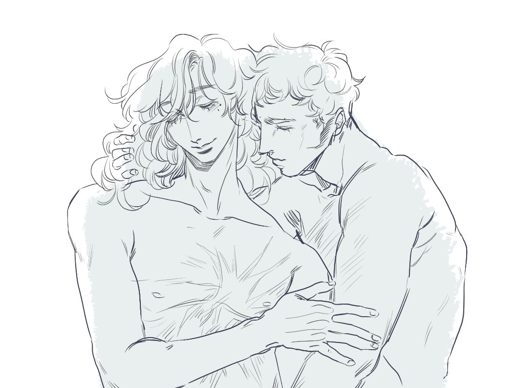 i haven't drawn richard/marion in a considerable long time um i miss me n @ngc_5139 ocs 