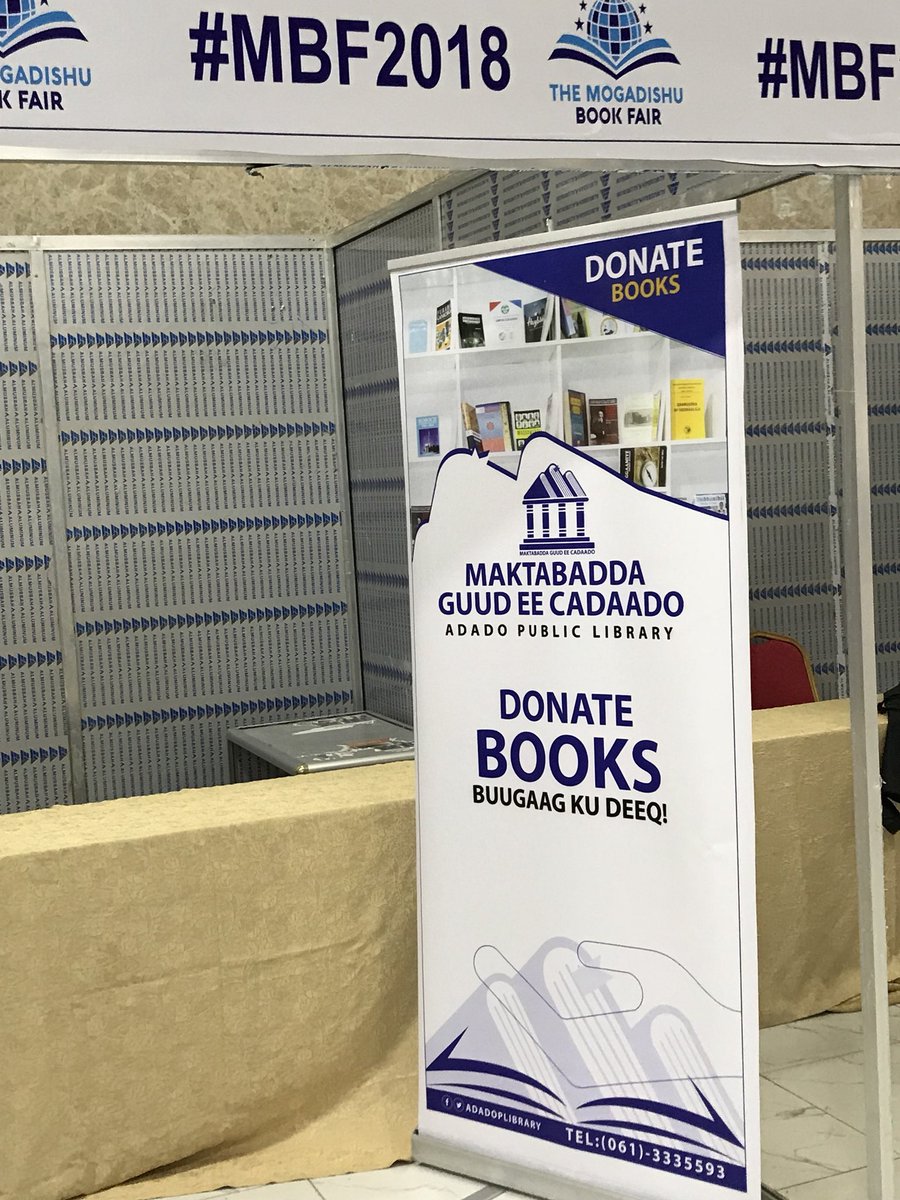 AlinorAbdi's tweet photo. One of the good things to do during the book is to donate books to #CadaadoLibrary. I know we are generous when it comes to contributing to charitable causes.
#DonateBooksToAdado
#MBF2018 https://t.co/u5hezAH2BH