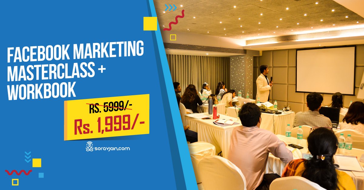 SoravJain's tweet photo. Pre-order my Facebook Masterclass at a special price! Get all the information you need right here: https://t.co/xFgBEHcwha #FacebookMasterclass https://t.co/zGXjcjXTJv