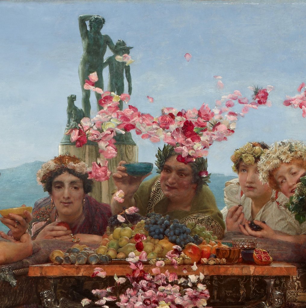 和歌山県立医科大学図書館 画像 ヘリオガバルスの薔薇 見晴らしのよい場所 銀色のお気に入り アルマ タデマはヴィクトリア朝イギリスで活躍した新古典主義の画家で あり得ないほど美しい古代ローマ世界をたくさん描いてます あり得ないとこがいい