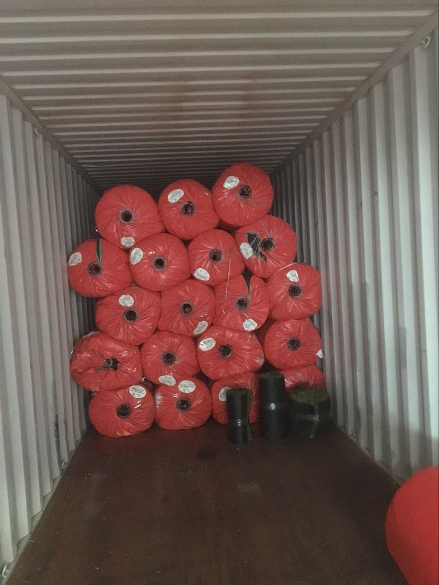 Taishanturf's tweet photo. Almost every day we have 20 containers ship to USA these 2 weeks, the warehouse is as busy as superman.���😂😂😂 https://t.co/1JH2lgtTYV