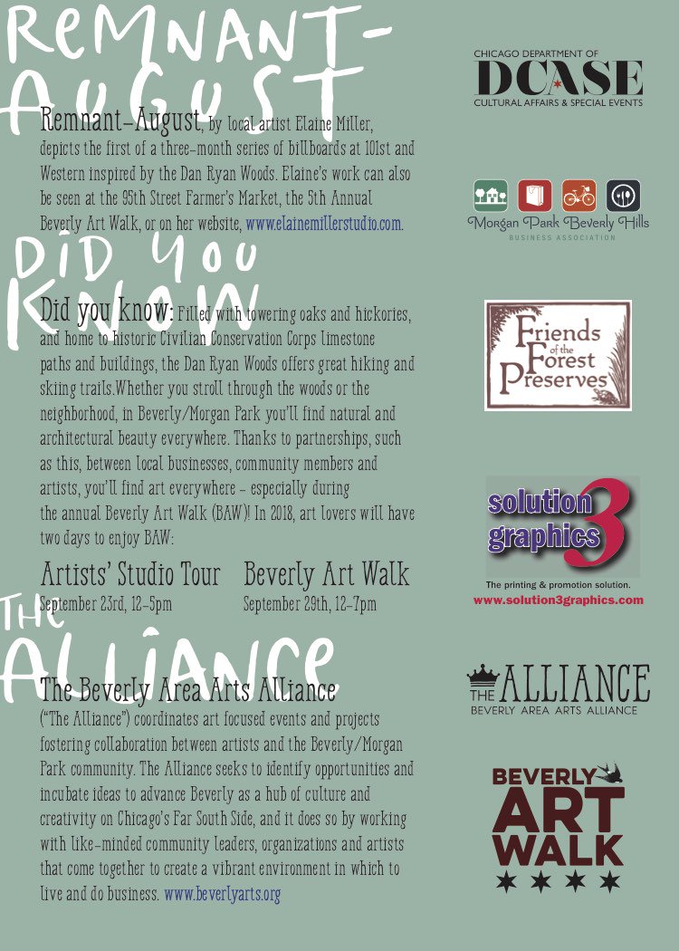 Bev_ArtAlliance's tweet photo. Start seeing art everywhere. Thank you to our partners in the arts @mpbhba @forestpreserves @ChicagoDCASE #Solution3 #southside #chicago #art https://t.co/XYAdRIS0s7
