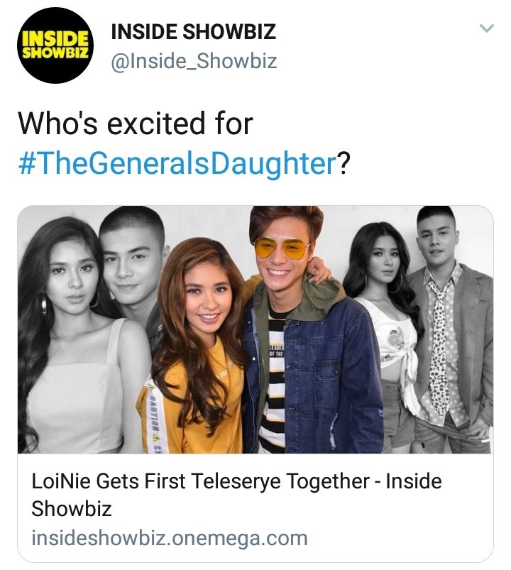 r2naticslaguna's tweet photo. #TheGeneralsDaughter SOON !! 💜 
Congrats, @iamr2alonte @iamAndalioLoisa! 😊 https://t.co/sPZV6DRYmm