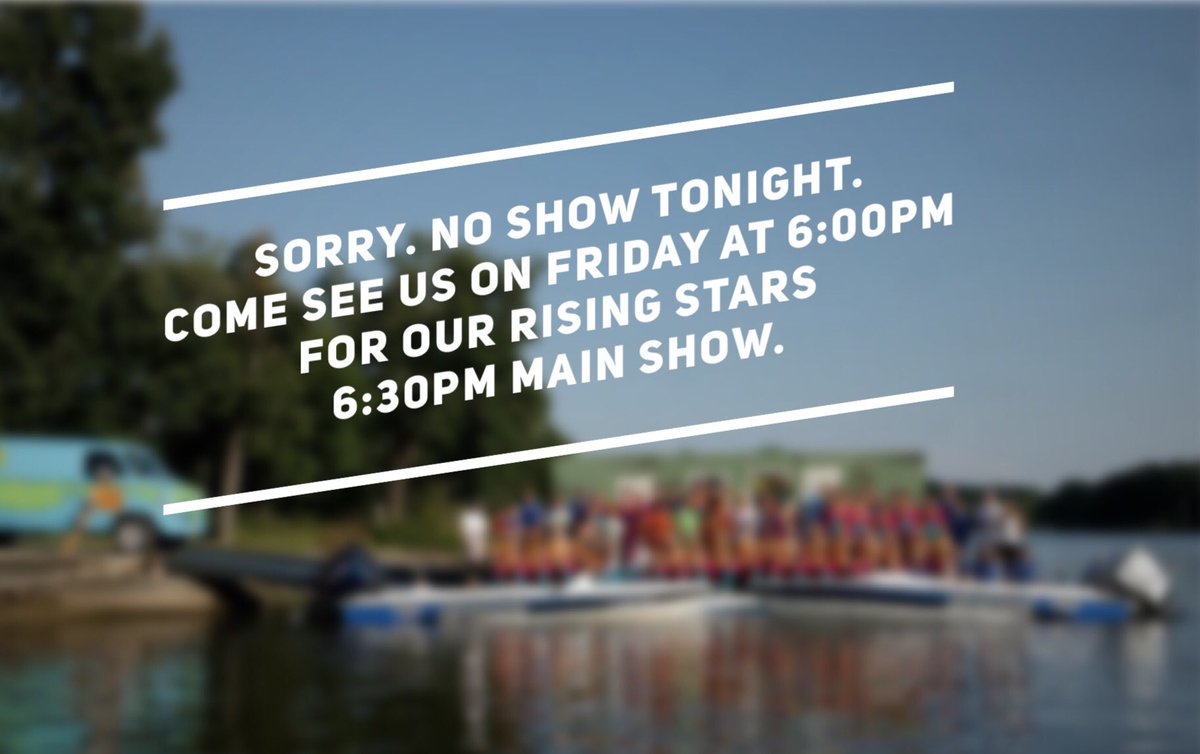 2018 season is coming to an end. Last show is Friday, Aug 31st.