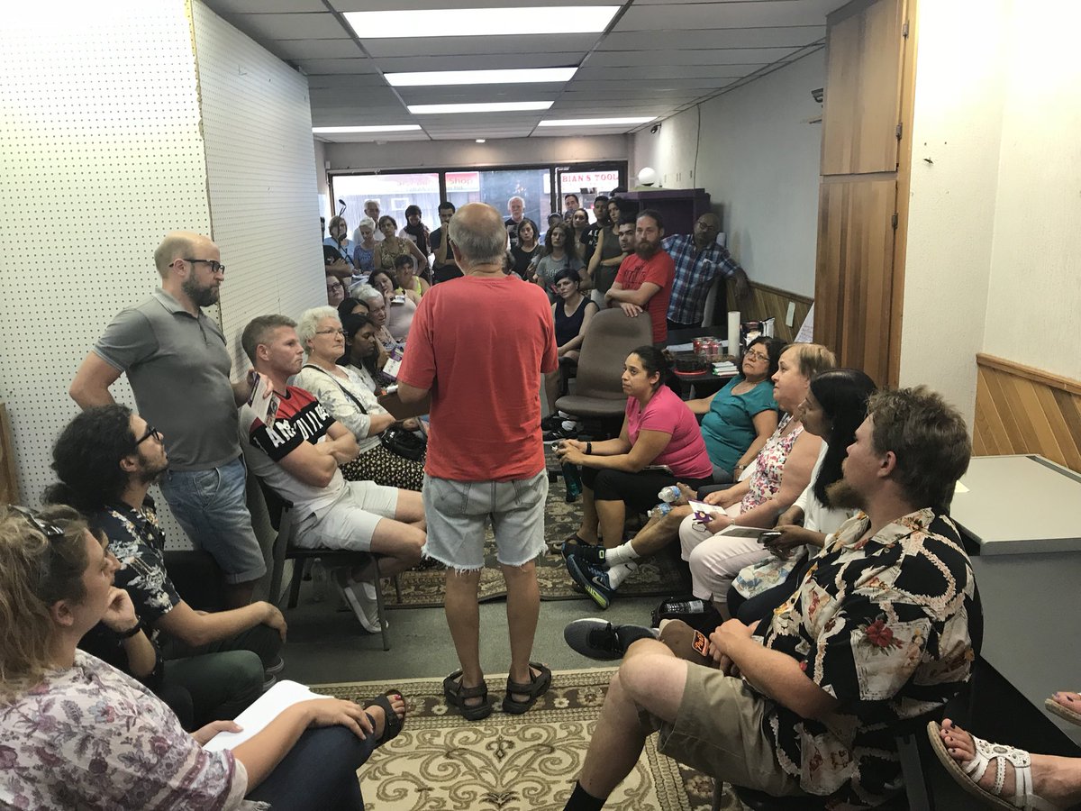 Thank you to everyone who attended the emergency community meeting on flooding at our office last night. #RockcliffeSmythe #Ward11 #YSW