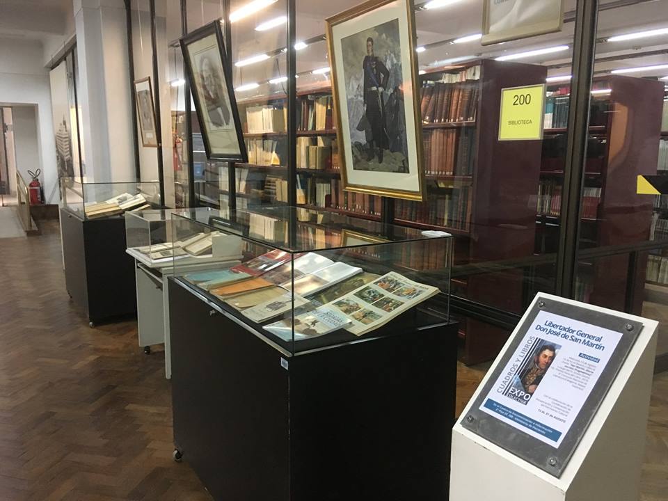 cdi_mecon's tweet photo. Muestra "Cuadros y Libros" Libertador General Don José de San Martín. CDI. Ministerio de Hacienda https://t.co/cvglFEeQc9