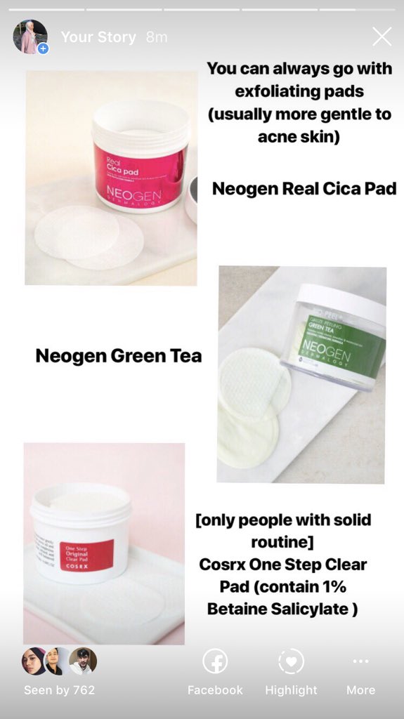 MaisarahMahmud's tweet photo. What do you guys use to exfoliate your acne skin? From my opinion, I always think exfoliating pad is more gentle to acne skin. Do share with me ✨ https://t.co/hjvKcvyKf4