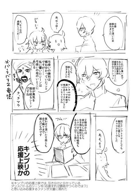 バーフバリ本の感想を伝えるアルジュナ 