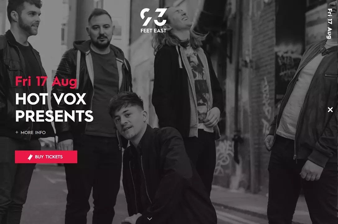 Who's excited for our show on Friday?! Head to 93feeteast.co.uk to see us make front page &amp; buy your tickets (they're still available!) Make sure to check out all the other bands too, get down nice and early for <a href="/Witchingseason/">Bonnie 🫶</a> <a href="/willrowe_parr/">Will Rowe-Parr</a> <a href="/Decaydes/">Decaydes</a> and <a href="/Yossarian_music/">Yossarian</a>