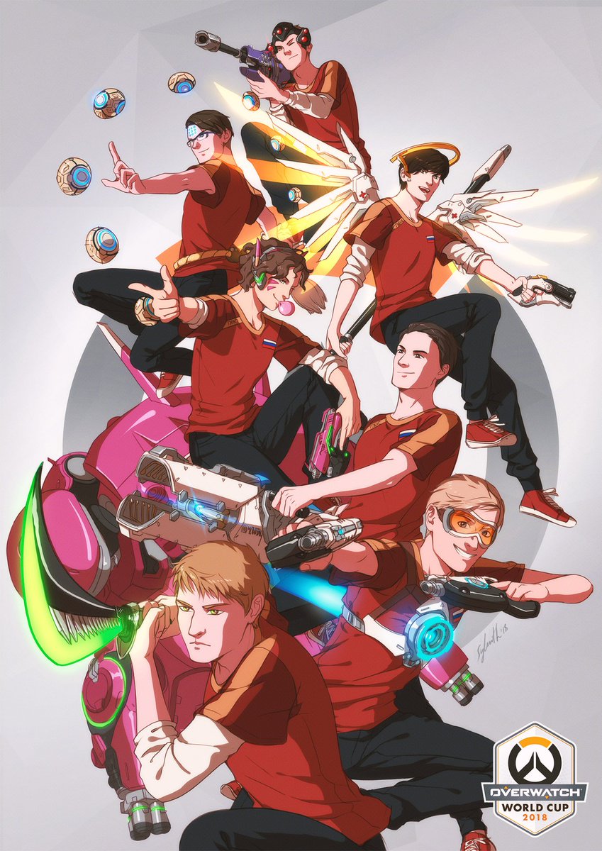 sylenth_l's tweet image. My entry for the @OWTeamRussia's art contest 🥰
From bottom to top: @sdburnow @MistakesOW @toniclol @txao_ow @ENGHHHHHH @May8Nez @unfixedow

#OWWC2018 #ForMotherRussia