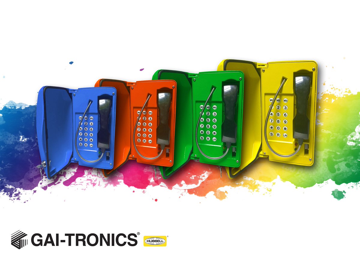 gai_tronics's tweet photo. Do you need a phone to be a specific colour? Do you need a button configuration unique to your needs? GAI-Tronics can do that. We understand that every customer is different, that’s why our engineers can customise our products. For more information visit https://t.co/UTHY3e6glK https://t.co/8ScMCteokh