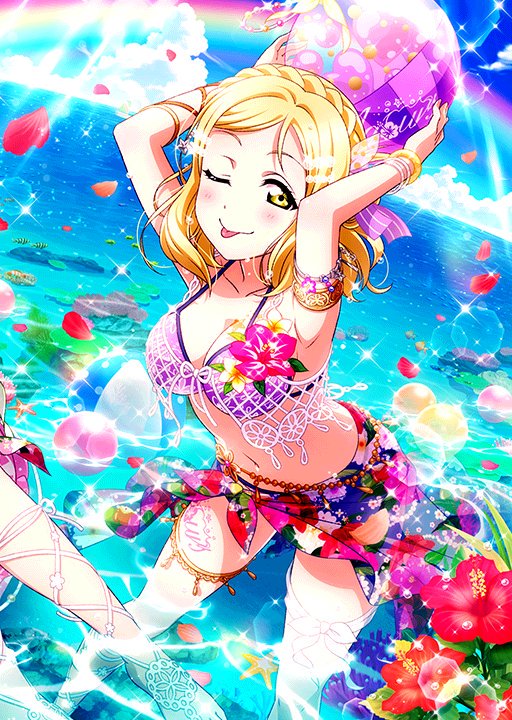 スクフェスur Ssr画像 على تويتر 16 Ur小原鞠莉 フルーツカーニバル C