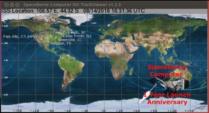 MdotFernandez's tweet image. 8/14/2018 marked the 1 Year Anniv. of the #SpaceborneComputer launch on @SpaceX -12 and 11 months of  being operational after being installed by @Astro_Sabot and @AstroKomrade !!!  We had some fun with our Dashboard and MOTD.  #HPCinSpace  #HPCmatters  @MdotFernandez @ISS_CASIS