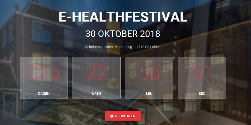 NeLL_2018's tweet photo. Op 30 okt 2018 organiseren #Sleutelnet, Centrum voor Vitaliteit, #NeLL en #MedicalDelta het e-healthfestival! Wil jij geinspireerd raken tijdens het interactieve programma? Aanmelden is gratis en kan via https://t.co/VWuBEh4PmB @NHChavannes @egerrit @LeaBouwmeester @medicaldelta https://t.co/Lq5cjgrUXk