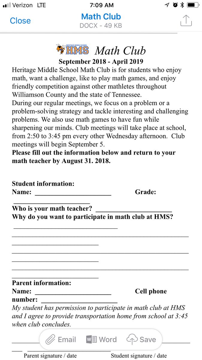 We are starting a Math Club!!