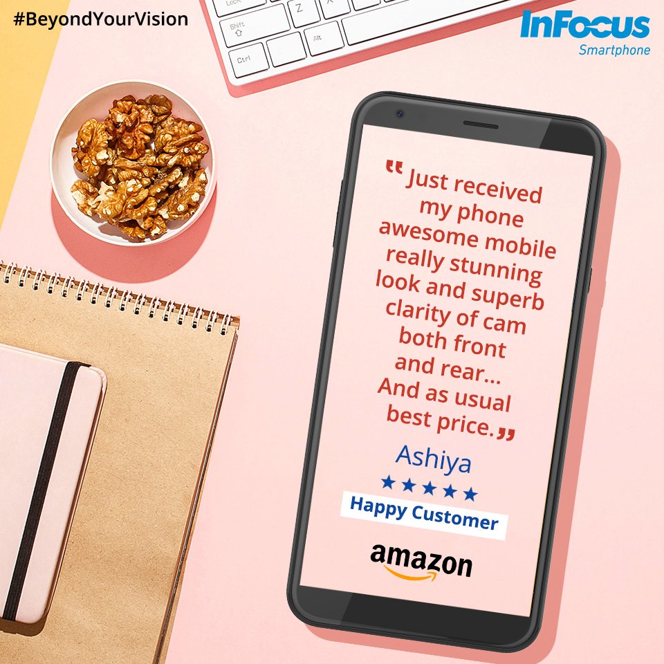 InFocus_IN's tweet image. The best feeling is to receive the love and appreciation of our customers! @Ashiya Love for #InFocusSmartphones. Here’s what an Amazon certified customer has to say about
#InFocusVision3Pro #BeyondYourVision