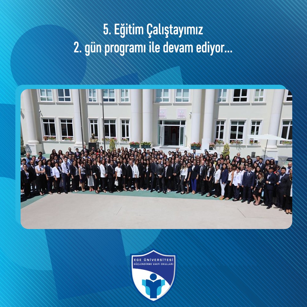 5. Eğitim Çalıştayımız 2. gün programı ile devam ediyor...