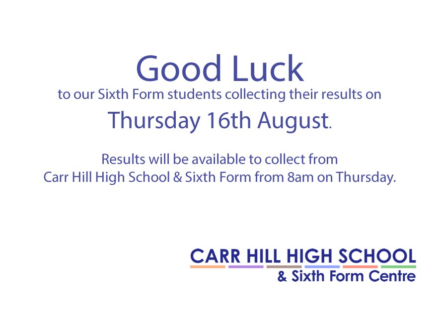 CarrHillSchool's tweet photo. #resultsday #AlevelResults https://t.co/nmSlPJgQso