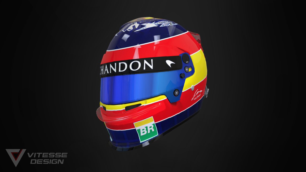 With <a href="/alo_oficial/">Fernando Alonso</a> leaving Formula 1 at the end of 2018, wouldn't it be great if he ran an adaption of his first #F1 helmet from his time at Minardi?

What do you think?

#Alonso <a href="/McLarenF1/">McLaren Mastercard Formula 1 Team</a>