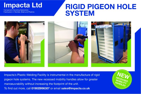 Impacta_ltd's tweet image. Plastic Welding Facility at @Impacta_ltd creating these rigid pigeon hole systems. Ideal for a wide variety of vehicle components. #plasticwelding #impacta #vehiclecomponents