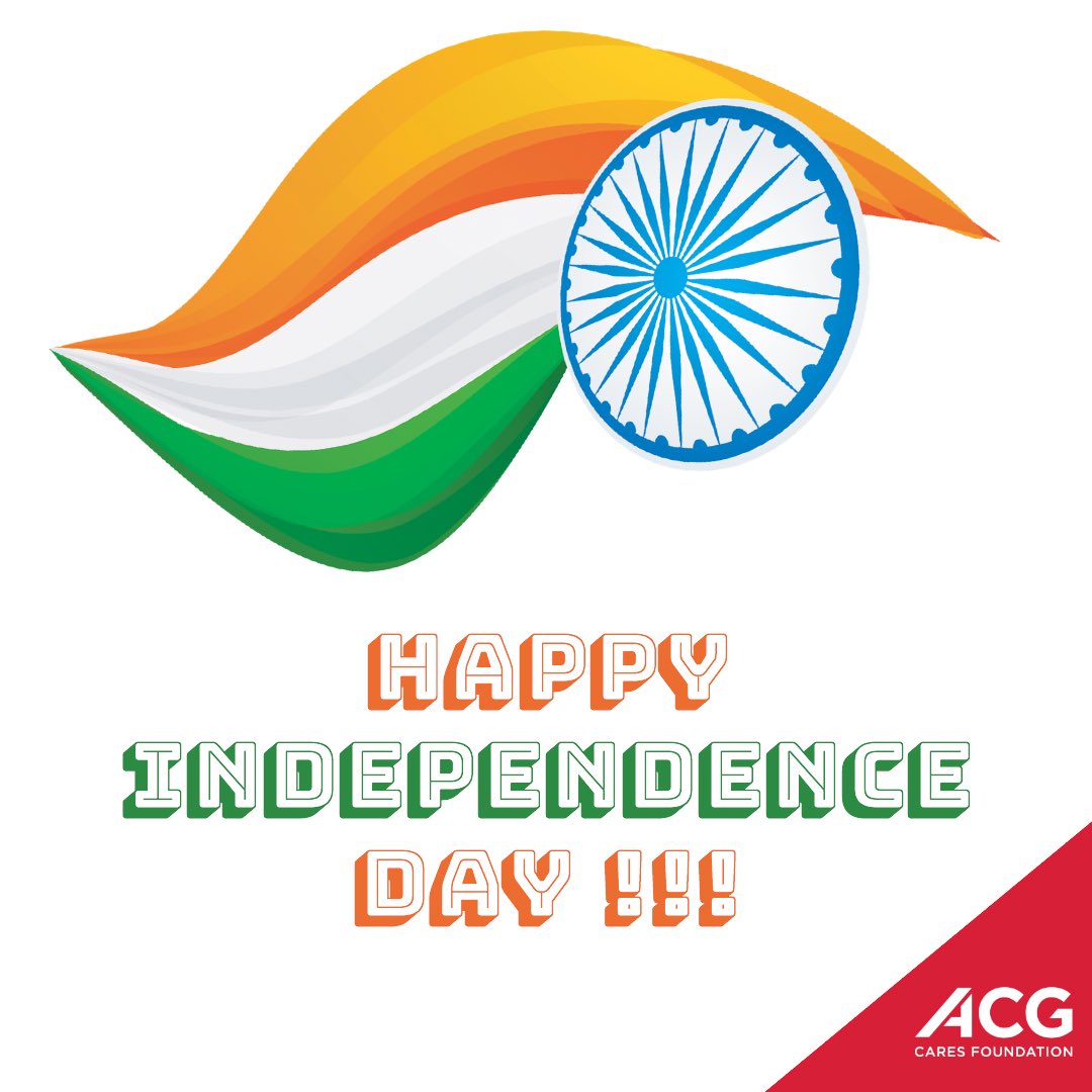 ACG_Foundation's tweet photo. “In a gentle way, you can shake the world” - Mahatma Gandhi 
The ACG Cares Foundation wishes you all a Happy Independence Day 🇮🇳 We hope you achieve all your goals and are  empowered to live the life of your dreams!
#JaiHind #ACF #acgcaresfoundation https://t.co/A5JaPtVaOE