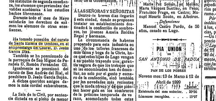 O_Courel's tweet photo. ☆
#OCourel (#OCaurel)
- DIARIO DO NORTE DE GALICIA (29/01/1904)
- O LUCENSE (13/04/1899)
FB de #GregorioOrlandoÁlvarezÁlvarez
.👇
https://t.co/rqIzBbEfxU
.👆
Ao parecer, #COUREL é a evolución lóxica de #Caurus ao galego, e como vemos era o nome deste territorio, xa en 1186 https://t.co/qq4tAcjYc2