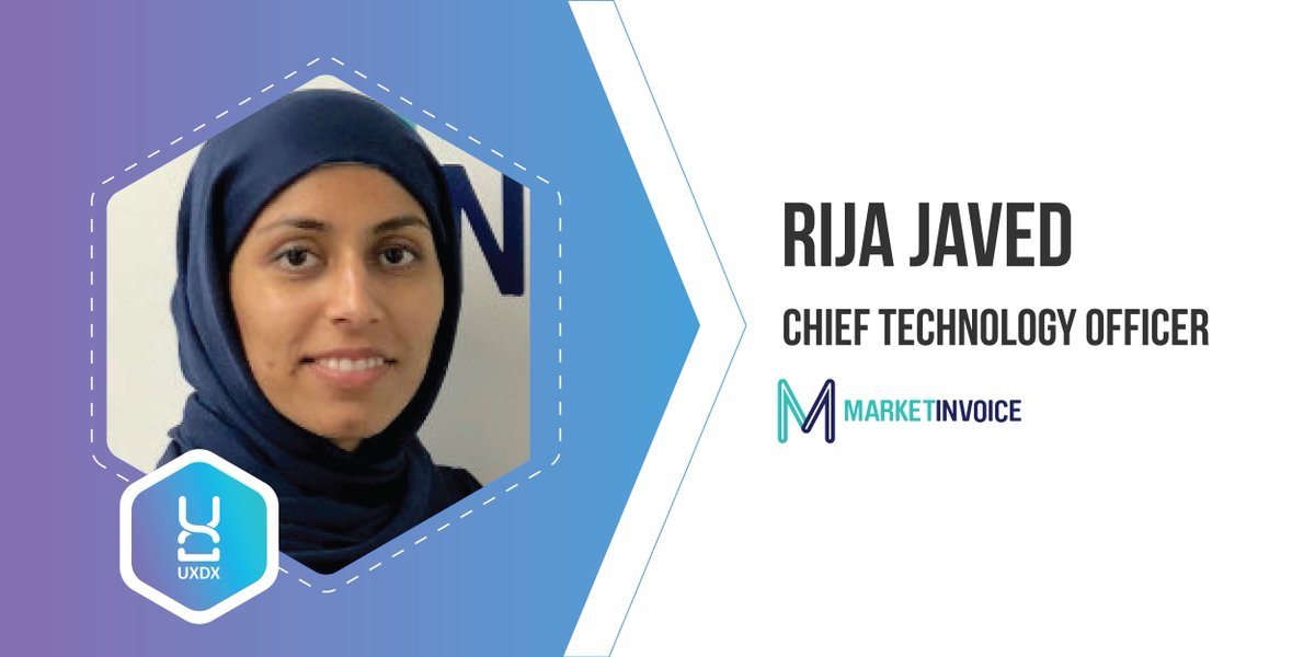 uxdxconf's tweet photo. @RijaJaved one of the first female CTO's in the Fintech sector has joined the UXDX family! We're delighted to welcome Rija on October 3rd https://t.co/9zX0v9Zkyv