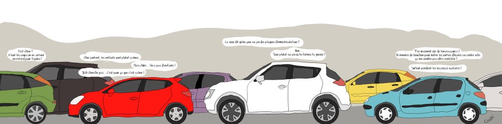 Embouteillages ! lemondedeguzzi.fr/2018/08/15/emb…