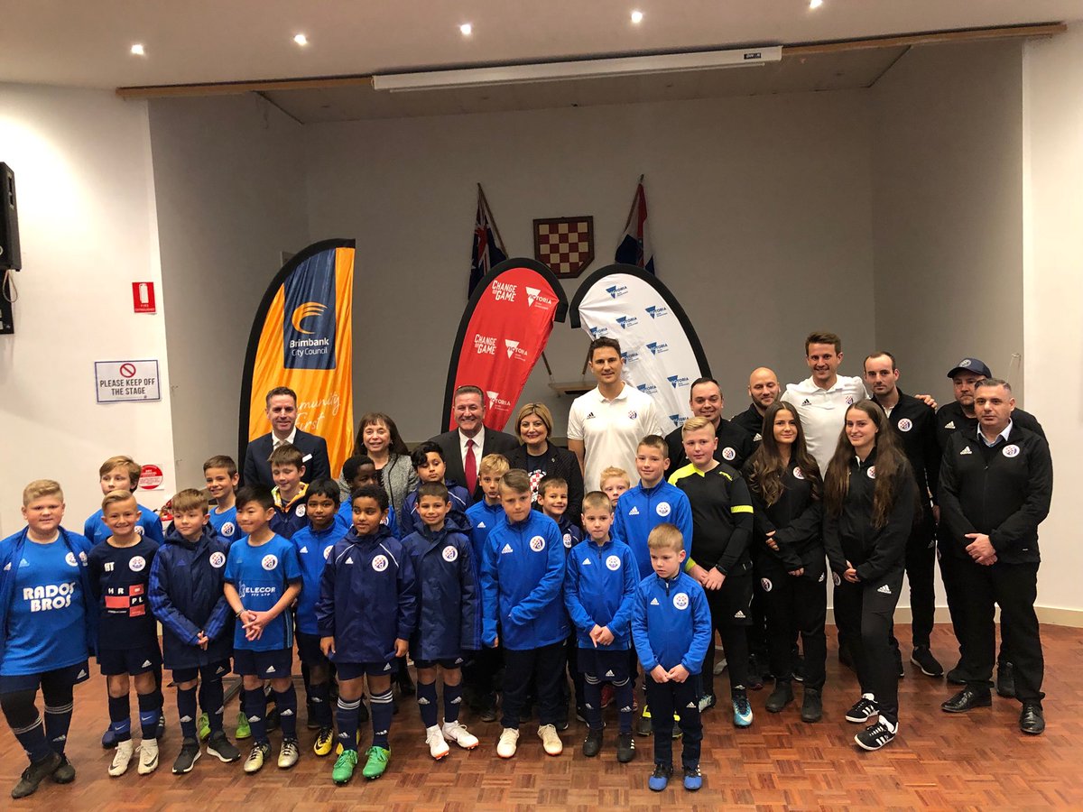 stalbansdinamo's tweet photo. What a great afternoon we’ve had at Churchill Reserve today! We’re pleased to announce that we have secured $250k from @VicGovAu and $242k from @BrimbankCouncil in grants to upgrade the lighting on Pitches 1 & 3, with $100k to come from our club.
#VolimTeDinamo #PledgeForLights https://t.co/WQbivBBe0D