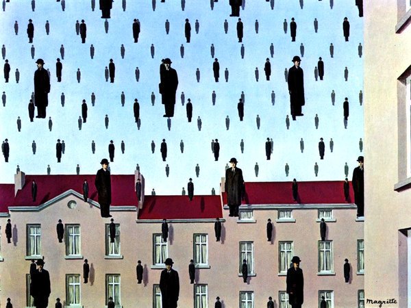 Javierbaladron's tweet photo. #TalDiaComoHoy de 1967 murió en #Bruselas el pintor surrealista René Magritte, gran figura del Siglo XX, y poseedor de un estilo que mezcla ingenio y misterio #Arte https://t.co/3LwkpBp3rL