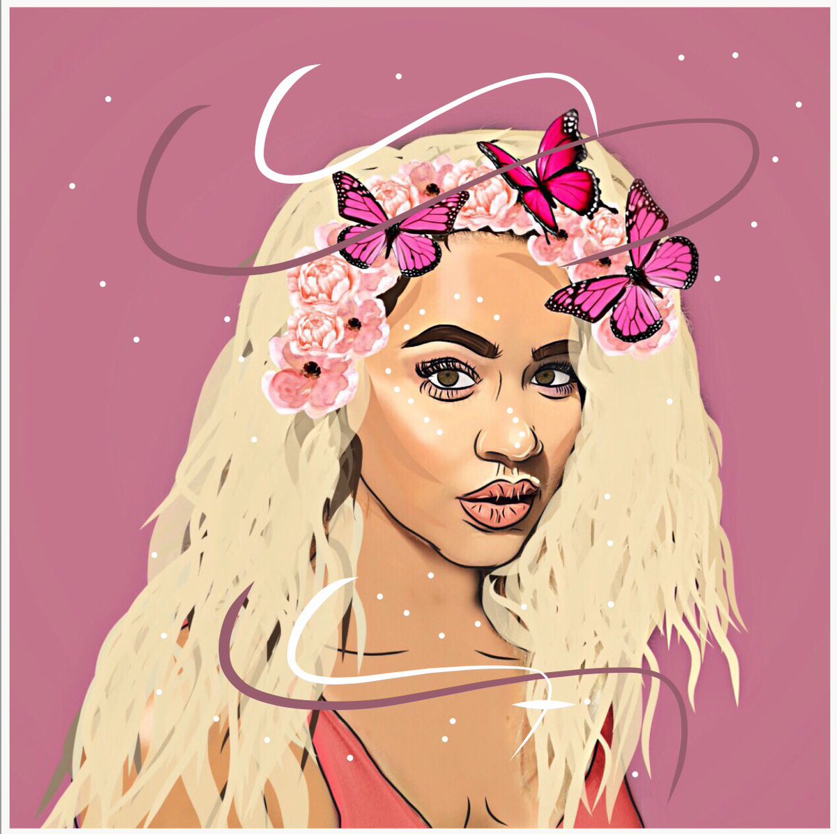 AcaciaAmethystt's tweet photo. New outline draw of The Beautiful Shyla Walker! @simplyshyla_ #outlinedraw #adobedraw #art #lineart #outlineart https://t.co/rfMXUXSbyM