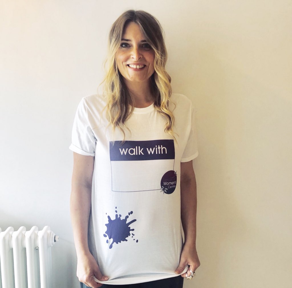 LancashireWomen's tweet image. 🔎 Look at the gorgeous actress #EmmaAtkins modelling our #WalkWith T-shirt! 😍 who are you going to #walkwith? #WalkWithUs #walkwithemma #LWCmerchandise