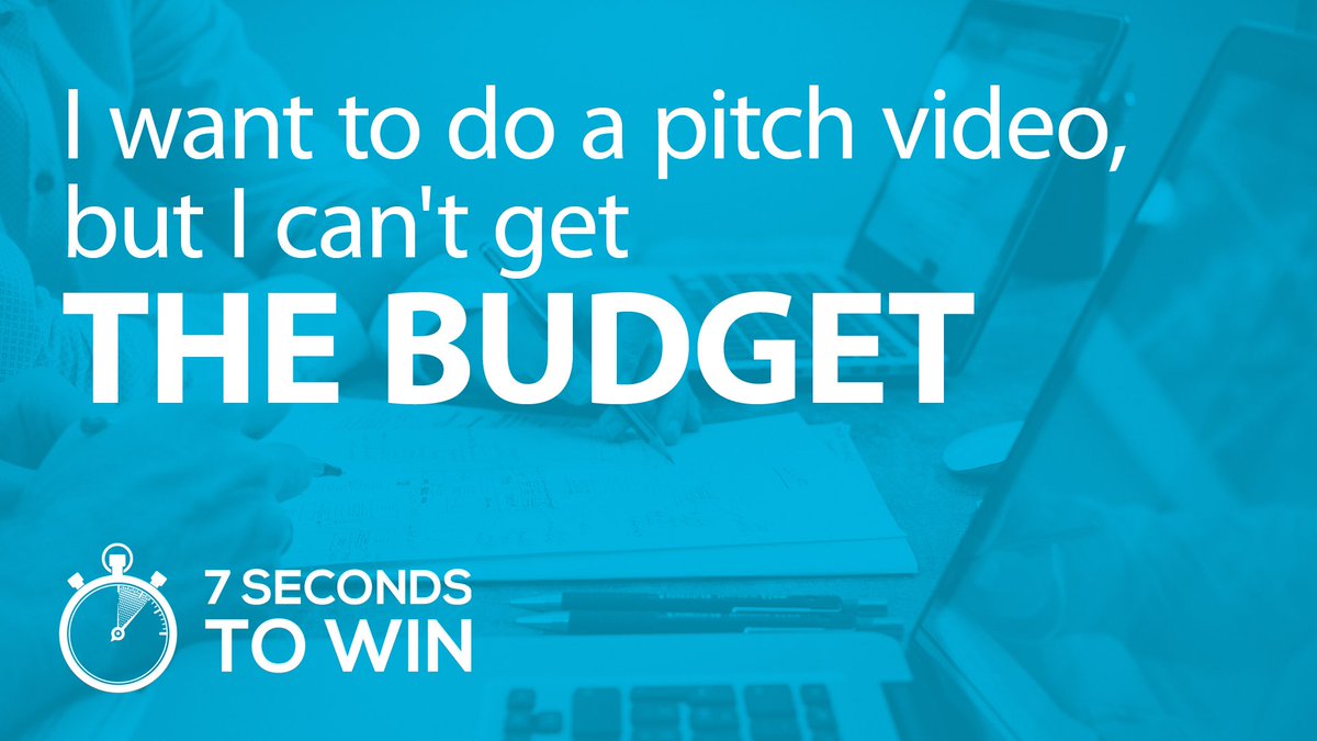 7seconds2win's tweet photo. Are you stuggling to get the budget for a pitch video? I've written some great tips in this article that will help you sell the advantages of a #PitchVideo to your boss https://t.co/EbXWvmaGUx #Pitching #Proposals https://t.co/cML9tvBbm8