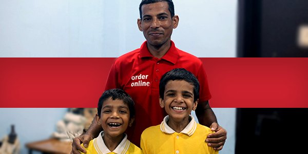 deepigoyal's tweet photo. Meet Vimal Kumar, one of the 50,000+ unsung heroes who'd miss their meal to deliver yours.

This Independence Day, we're taking a step ahead with you to empower them better – for each tip you add until 31st August when you order online on Zomato, we’ll double it up for them. 😇 https://t.co/xp8LvhRCmV