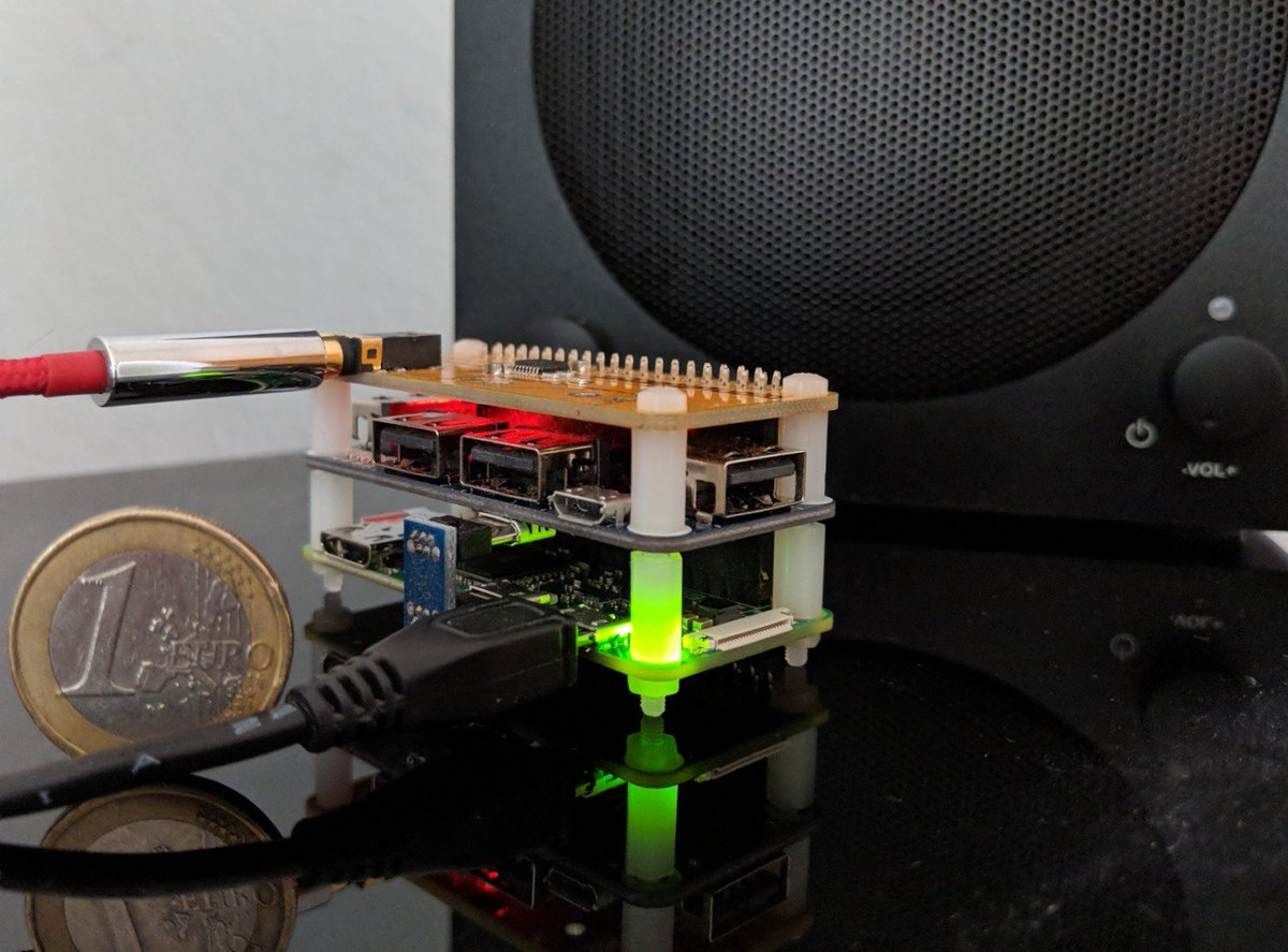 Because you guys are so excited about hardware, I'll show you some of my hardware projects. 
#1 fantastic nano-sized home server, working station &amp; radio all in one. Unbelievable but true. Components bottom up: 
+ Raspberry PI Zero W
+ extention board 4xUSB 
+ DAC for great sound