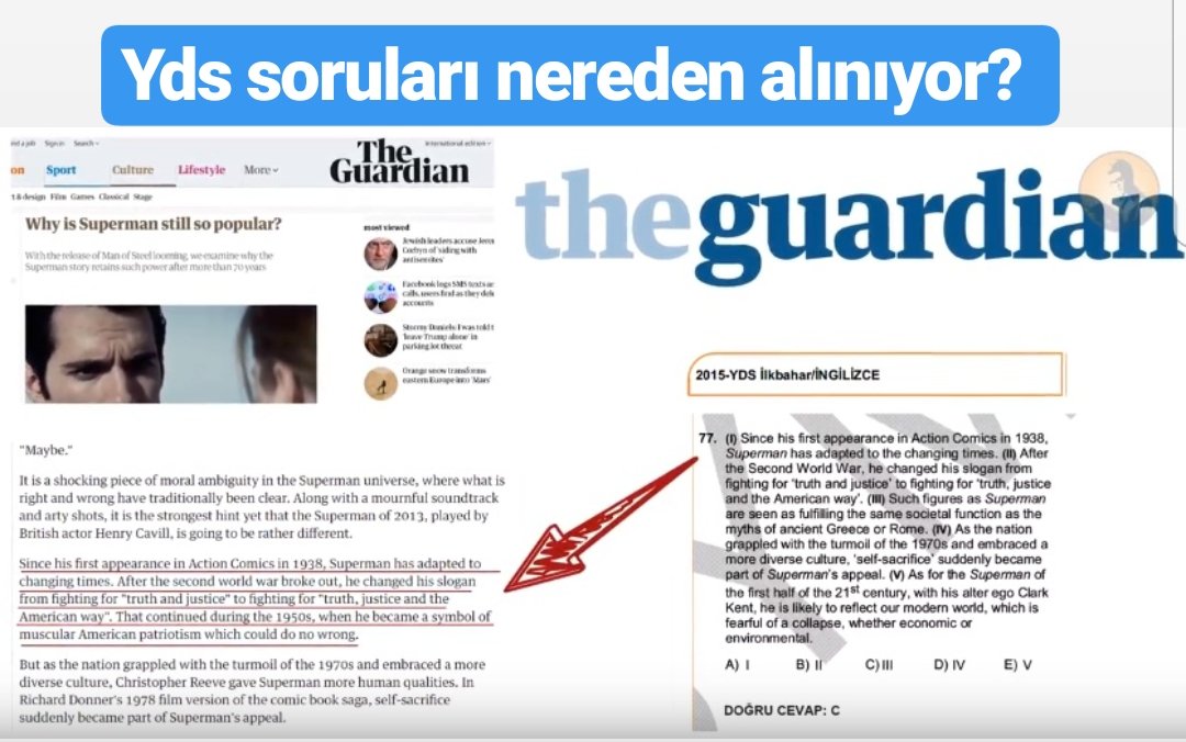ydsyokdilyksdil's tweet photo. YDS soruları nereden alınıyor? @yds_yokdil_yksdil.
.
Yoruma 1 arkadasini etiketlemeyi ve 1 kelime yazmayi unutma:)#eYDS #YDS #yks2018📚📖📗📘📙👩⚕️💖
#ykstyt2018 #ales #osym #osymsinavlari #osym2018 #yukseklisans #doktora #sinav #ösym #osymcaps #osym2017 #learnenglish https://t.co/dgnb7cqAhA