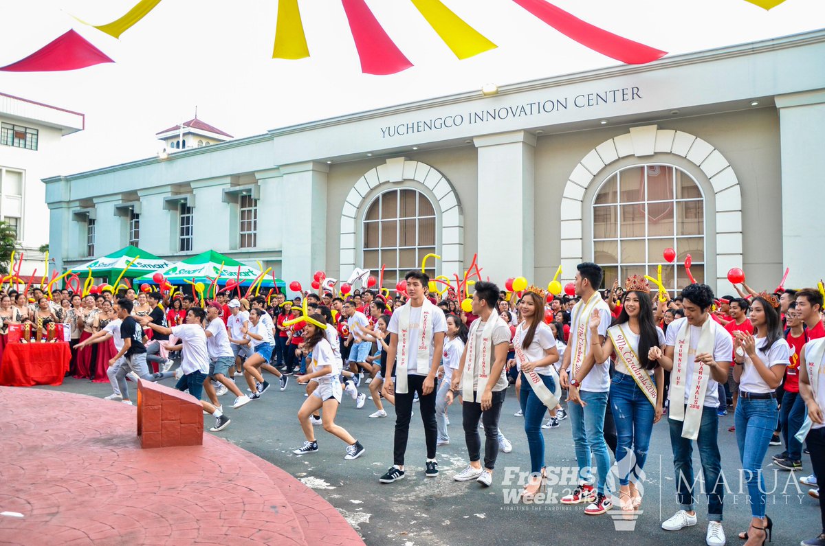 MapuaUniv's tweet photo. IN PHOTOS: Mapúa welcomes college freshmen, Grade 11 students #MapuaFroSHSWeek2018 https://t.co/HQMMm770kK https://t.co/LEX7YYDhNF