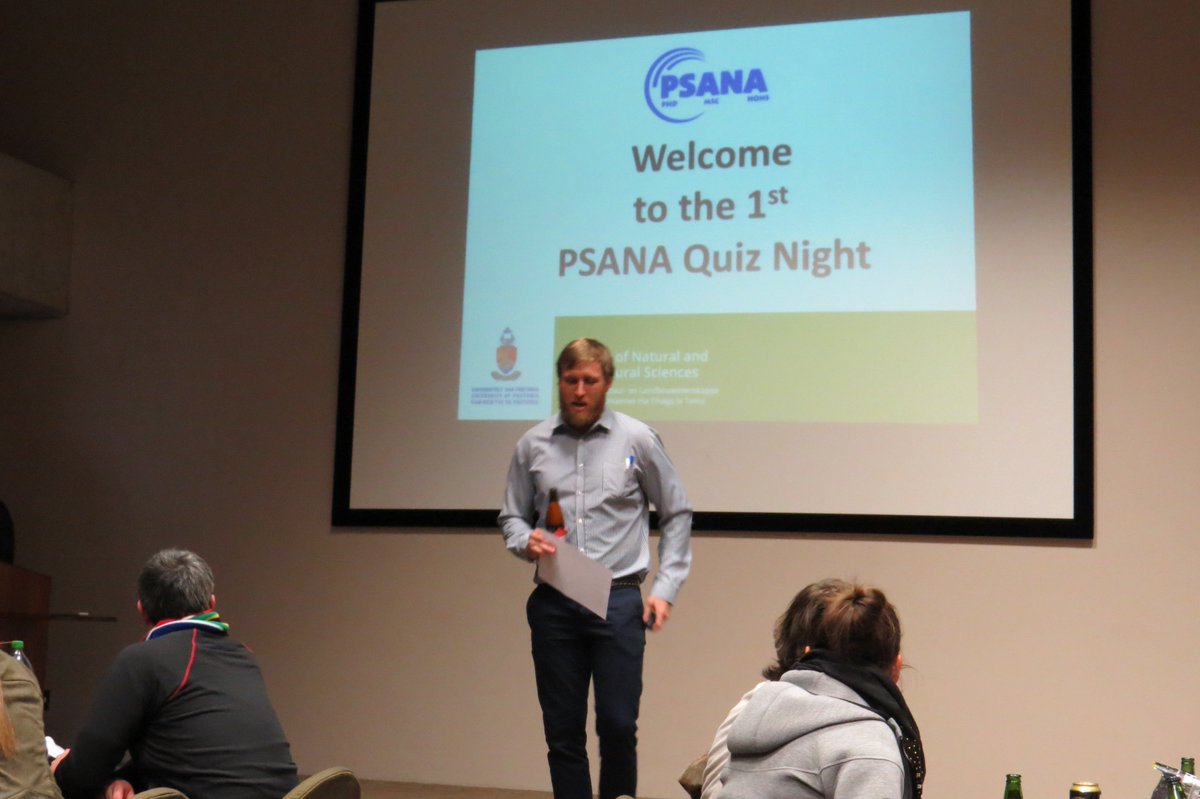 PSANA_UP's tweet photo. Some of the photographs taken at our first Quiz night!

Make sure you are there for the second one! Coming soon!

#Science
#Quiznight
#NAS
#Goodtimes https://t.co/c0ENHu7a4t