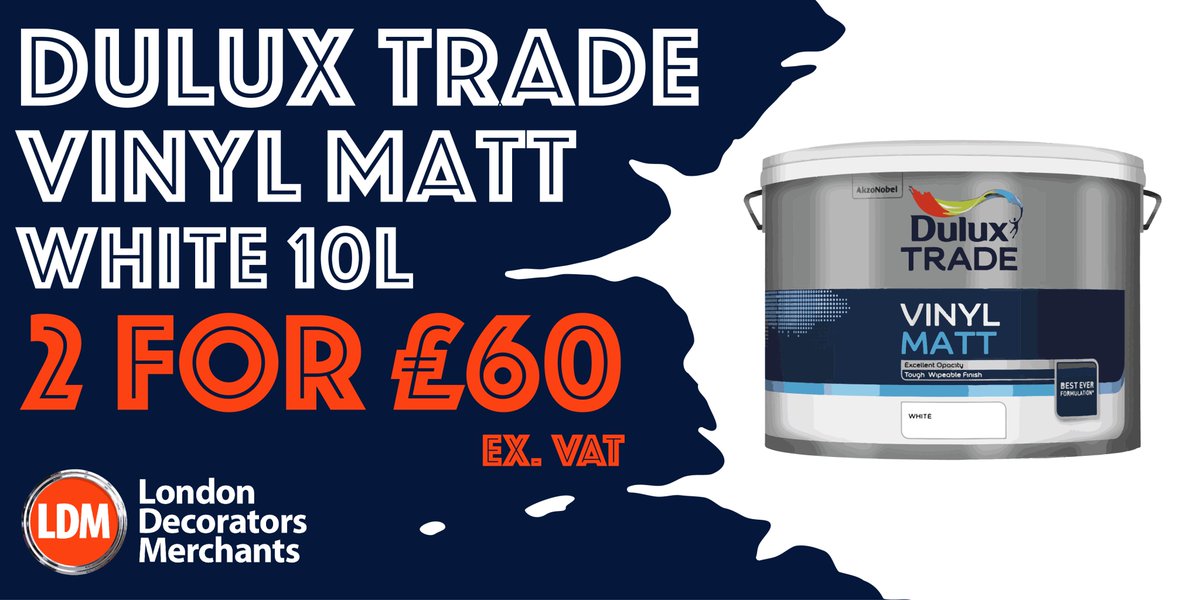 London Decorators Merchants On Twitter Sale Duluxtrade Vinyl